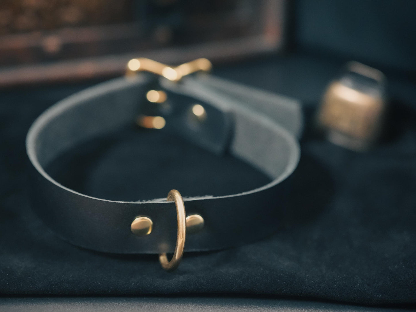 "Traditional" Luxury Leather Submissive Collar