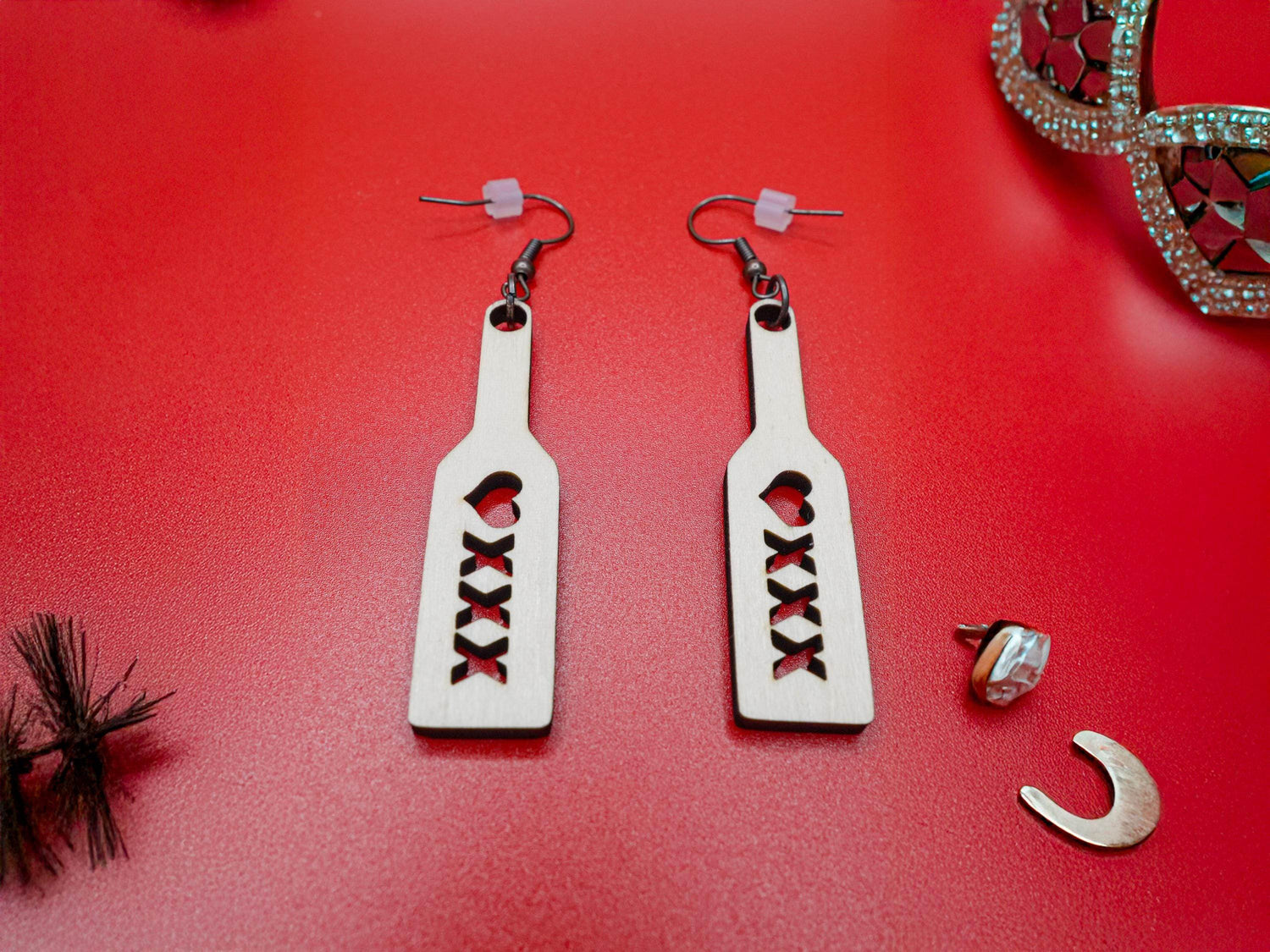 Wood Paddle Dangle Earrings - Stropworks