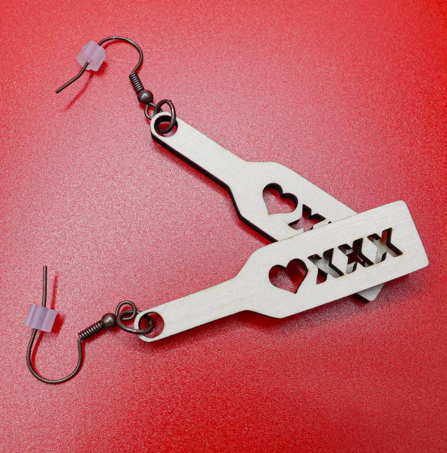 Wood Paddle Dangle Earrings - Stropworks